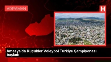 Okul Sporları Küçükler Voleybol Türkiye Şampiyonası Amasya'da başladı