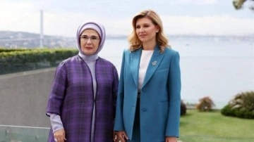 Olena Zelenska'dan Emine Erdoğan'a teşekkür
