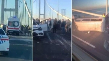 Osmangazi Köprüsü'nde kaza: 8 yaralı