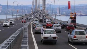 Osmangazi Köprüsü&rsquo;nden 14 günde 757 bin araç geçti
