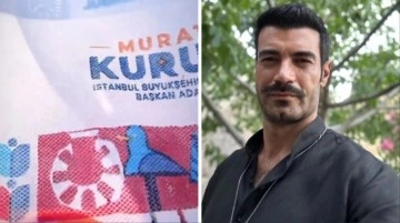 Oyuncu Murat Ünalmış, AK Parti adına evine getirilen seçim torbasını çöpe attı