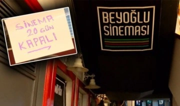 'Pandemi' sinemayı vurdu: Beyoğlu Sineması, 20 günlüğüne kapılarını kapattı