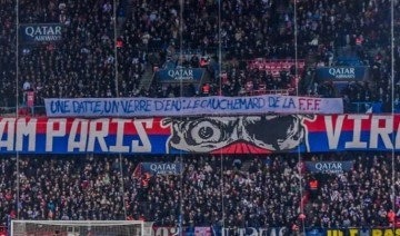 Paris Saint-Germain taraftarlarından oruç yasağına pankartlı tepki