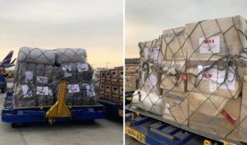 Peru'da toplanan insani yardım paketi Türkiye'ye gönderildi