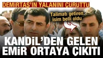 PKK itirafçısı Demirtaş'ın yalanını çürüttü! Kandil'den gelen emir ortaya çıktı