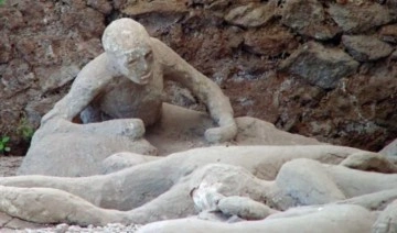 Pompei'deki kazılarda volkanik patlamada ölen kişilere ait kalıntılar bulundu