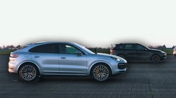 Porsche Cayenne Modelleri Drag Yarışında [Video]