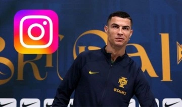 Portekizli futbolcu Cristiano Ronaldo Instagram'da rekor kırdı