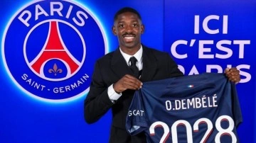 PSG, Ousmane Dembele'yi renklerine bağladı