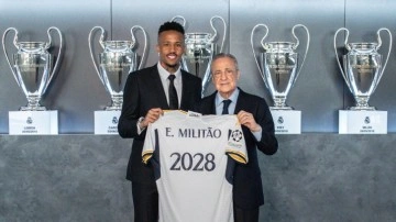 Real Madrid, Militao'nun sözleşmesini 2028'e kadar uzattı