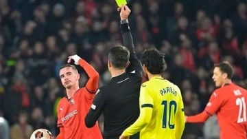 Rennes-Villarreal maçının hakemi Atilla Karaoğlan golü verdi, VAR iptal etti
