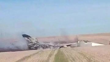 Rusya’nın Rostov bölgesinde "Su-24" tipi savaş uçağı düştü