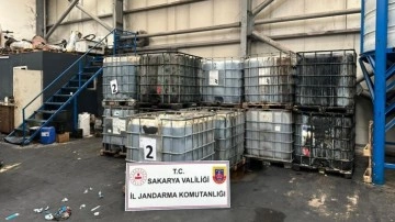 Sakarya’da 220 ton kaçak akaryakıt ele geçirildi
