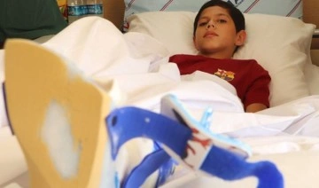 Samsun'da 10 yaşındaki çocuğun kopan ayağı yerine dikildi