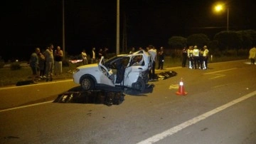 Samsun’da seyir halindeki otomobil önündeki araca çarptı: 3 ölü, 2 yaralı