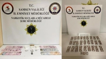 Samsun'da uyuşturucu uygulaması: 25 kişi yakalandı