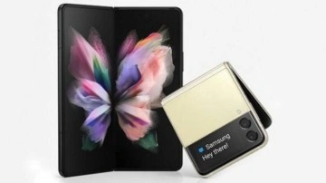 Samsung'un katlanabilir telefon modelleri Galaxy Z Flip 4 ve Galaxy Z Fold 4 tanıtıldı