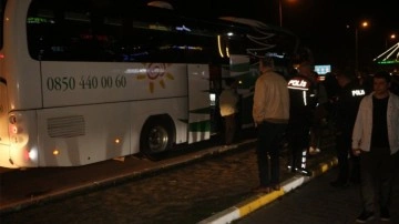 Şanlıurfa-Samsun otobüsünde korku dolu anlar. Kırık soda şişesi ile yolcu otobüsünü rehin aldı