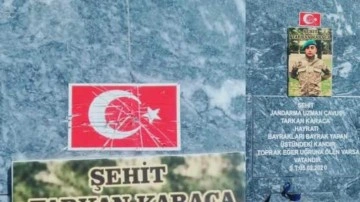 Şehidimiz adına yaptırılan hayrat çeşmesindeki Türk bayrağına saldırıya soruşturma!
