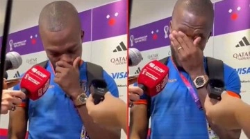 Senegal maçı sonrası mikrofon uzatılan Fenerbahçe'nin yıldızı Valencia gözyaşlarına boğuldu
