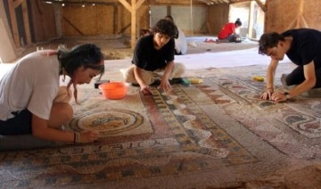 Sinop'ta kazılarda ulaşılan 1600 yıllık mozaikler sergilenmeye hazır