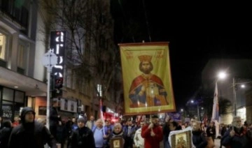 Sırbistan-Kosova anlaşması, Belgrad'da protesto edildi