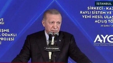 Sirkeci-Kazlıçeşme hattı açıldı! Cumhurbaşkanı Erdoğan: İstanbul'un son 5 yılı boşa geçti