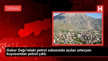 Şırnak'ta Artezyen Kuyusundan Petrol Çıktı