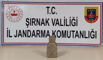Şırnak’ta kaçakçılık operasyonu: Neolitik dönemden 'heykelcik' ele geçirildi