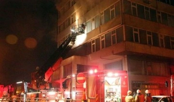 Şişli'de iş merkezinde yangın paniği!