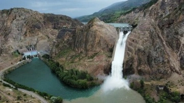 Sivas'ta Kılıçkaya Barajı yüzde 100 doluluğa ulaştı