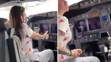 'Skandal Kraliçesi' rahat durmuyor: Uçak kokpitinde pantolonunu indirdi