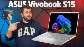 Snapdragon X Elite laptop: ASUS Vivobook S15 elimizde!