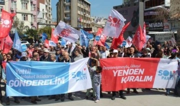 SOL Parti Balıkesir'de halk yürüyüşü düzenledi: 'Bu düzen değişecek'