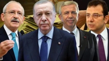 Son ankette Kılıçdaroğlu, İmamoğlu ve Yavaş, Erdoğan'a rakip oldu! Sadece biri kaybetti