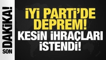 Son Dakika: 6 İYİ Partiliye kesin ihraç istemi!
