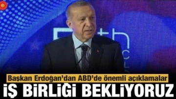 Son dakika: Başkan Erdoğan'dan ABD'de önemli açıklamalar