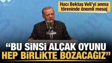 Son dakika... Cumhurbaşkanı Erdoğan: Bu sinsi alçak oyunu hep birlikte bozacağız