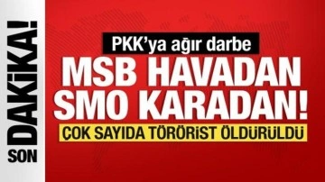 Son Dakika: Irak ve Suriye'nin kuzeyinde 13 PKK'lı etkisiz hale getirildi!
