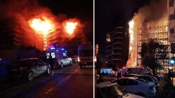Son Dakika: İzmir'de 4 bloklu sitede yangın! Alevler 8 katı sardı, patlama sesleri geliyor