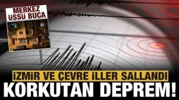Son dakika: İzmir'de 4.9 büyüklüğünde deprem!