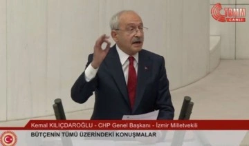 Son Dakika: Kemal Kılıçdaroğlu, bütçe görüşmelerinde konuşuyor