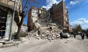 Son Dakika: Kilis'te ağır hasarlı 5 katlı bina çöktü