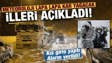 Son dakika: Ve Meteoroloji haritayı paylaştı, Türkiye beyaza bürünecek! İzmir kar yağışı..