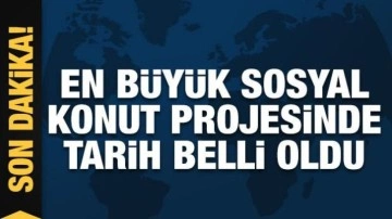 Sosyal konut projesinde tarih belli oldu! Erdoğan 13 Eylül'de açıklayacak