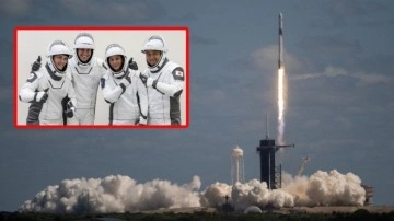 SpaceX, Dört Astronotu Uzay İstasyonuna Gönderdi