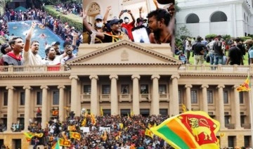 Sri Lanka'da son durum: Ülke ayağa kalktı, halk sarayı bastı, başbakan istifa etti!