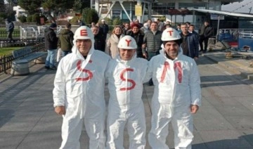 Staj mağdurları Kadıköy'de Vedat Bilgin'i istifaya davet etti
