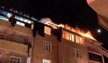 Sultanbeyli'de yangın paniği: 3 bina alev alev yandı!