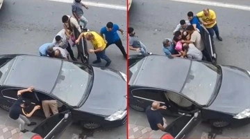 Sultangazi'de aracını park eden polisi "Burası bizim yerimiz" diyerek dövdüler